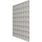 Ekena Millwork 19 5/8in. W x 19 5/8in. H Bradford EnduraWall Decorative 3D Wall Panel Covers 2.67 Sq. Ft. WP20X20BRAGX - alternate 4